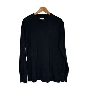 Aime Leon Dore Tonal Logo Long Sleeve Tee Black Medium